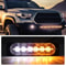 LED Strobe Light Bar AmberWhite Flashing Hazard Beacon For Cars And Trucks 4
