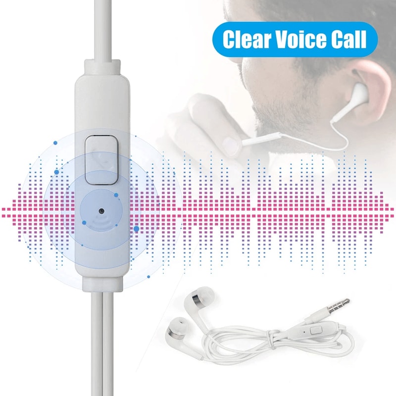 Universal Wired Earbuds With Super Bass Earphones Headset Stereo 11