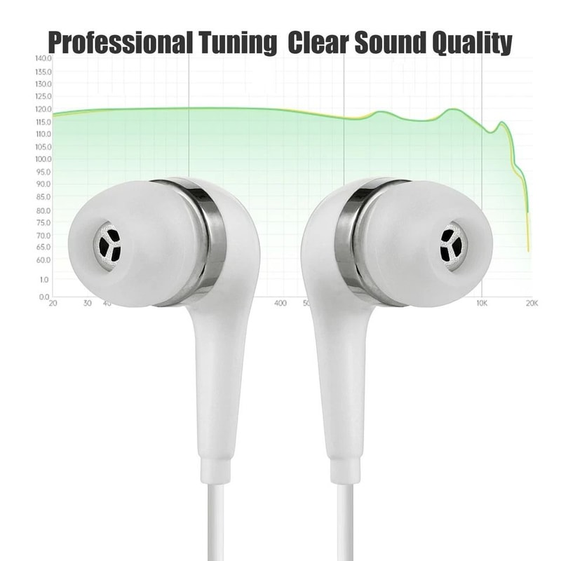 Universal Wired Earbuds With Super Bass Earphones Headset Stereo 6
