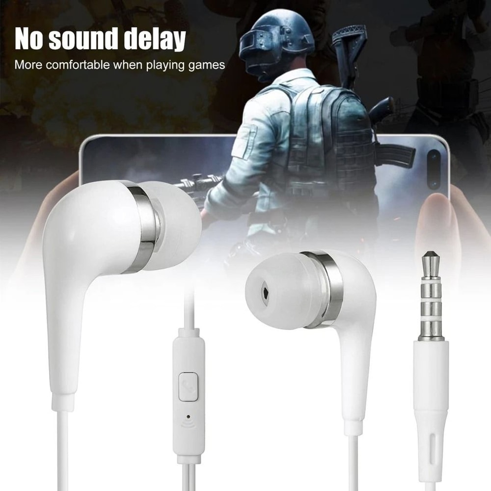Universal Wired Earbuds With Super Bass Earphones Headset Stereo 7