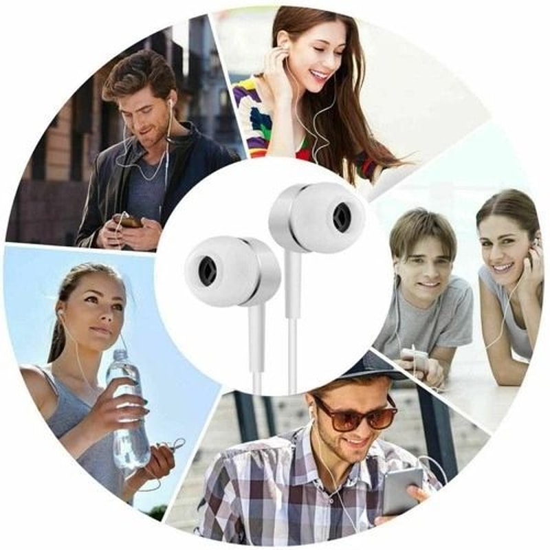 Universal Wired Earbuds With Super Bass Earphones Headset Stereo 8