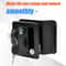 Black RV Paddle Entry Door Lock Latch Handle Knob Deadbolt For Camper Trailer Security 2