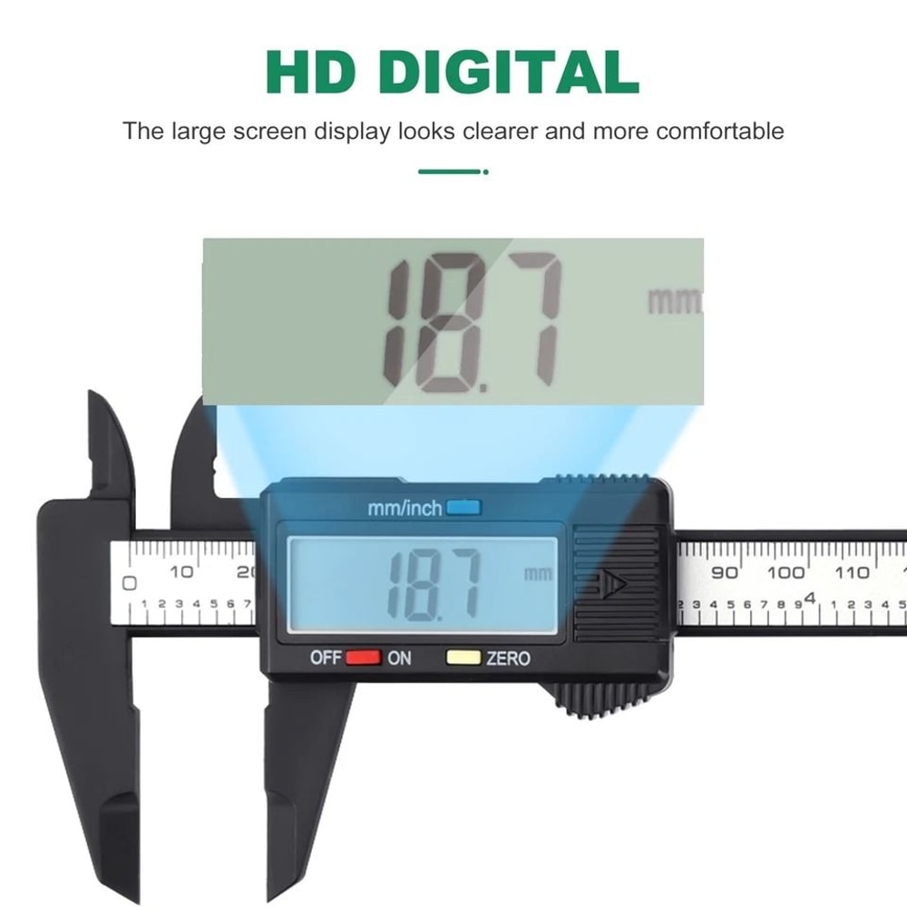 Digital Vernier Caliper Micrometer Gauge Precision Measuring Tool 1
