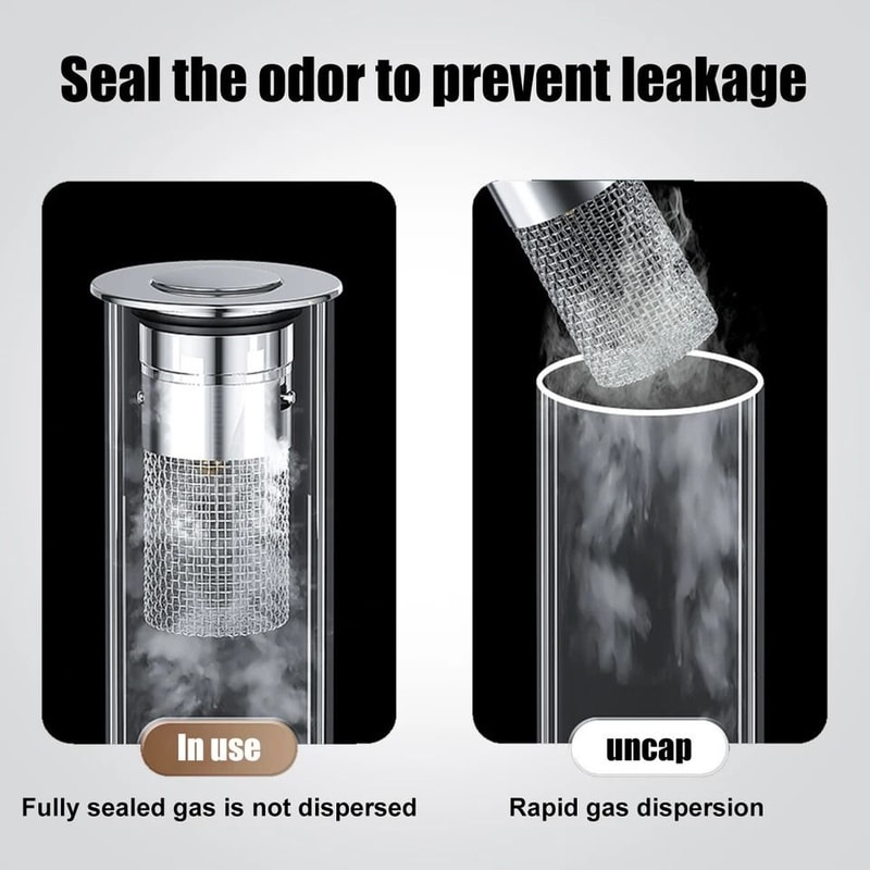 Bathroom Sink Stopper Hair Catcher PopUp Drain Filter For Hair Catching 5