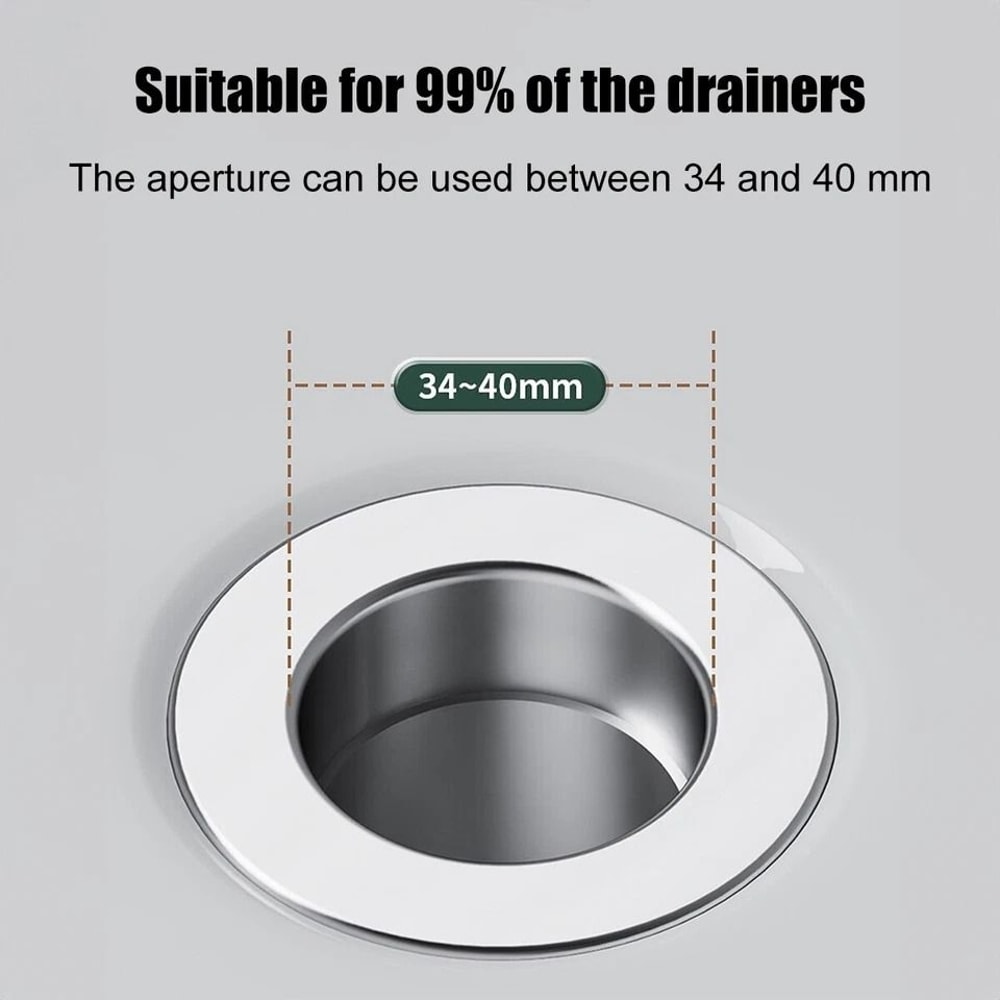 Bathroom Sink Stopper Hair Catcher PopUp Drain Filter For Hair Catching 6