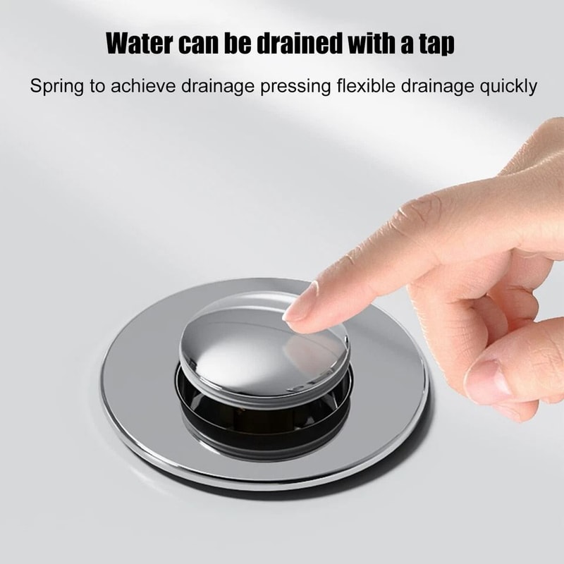 Bathroom Sink Stopper Hair Catcher PopUp Drain Filter For Hair Catching 7
