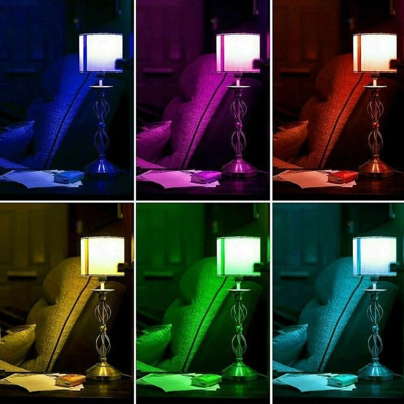 Color Changing RGB LED Bulbs Dimmable With Remote Control 2