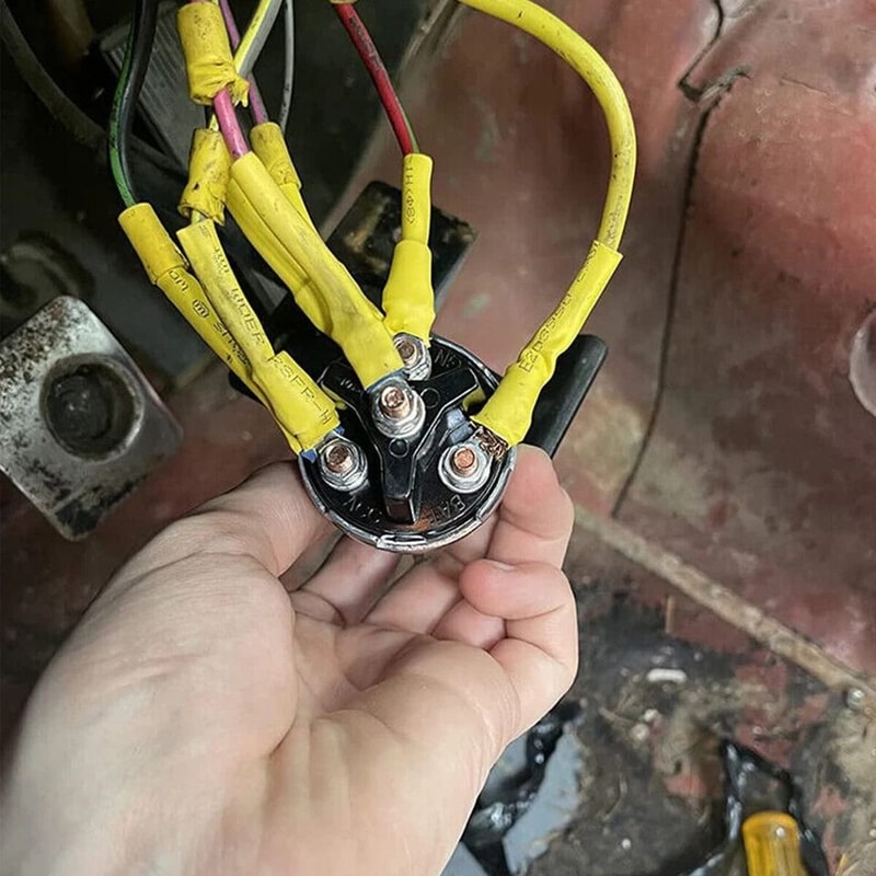 Universal Ignition Key Switch Starter With Keys For Truck Tractor And Trailer 4