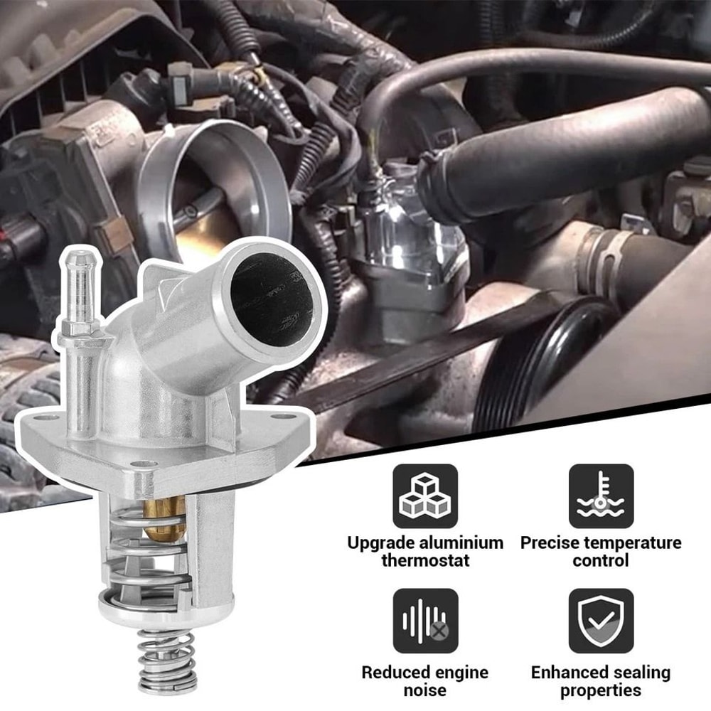 Upgrade Thermostat Housing Water Outlet For Chevy Silverado GMC Sierra Yukon 3