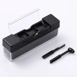 premium vinyl record cleaning kit with stylus & velvet anti static brushes