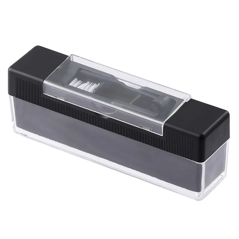 Premium Vinyl Record Cleaning Kit With Stylus Velvet Anti Static Brushes 10