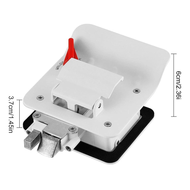 Premium RV Paddle Entry Door Lock With Deadbolt Heavy Duty RV Door Lock Latch Handle Knob For Camp 2