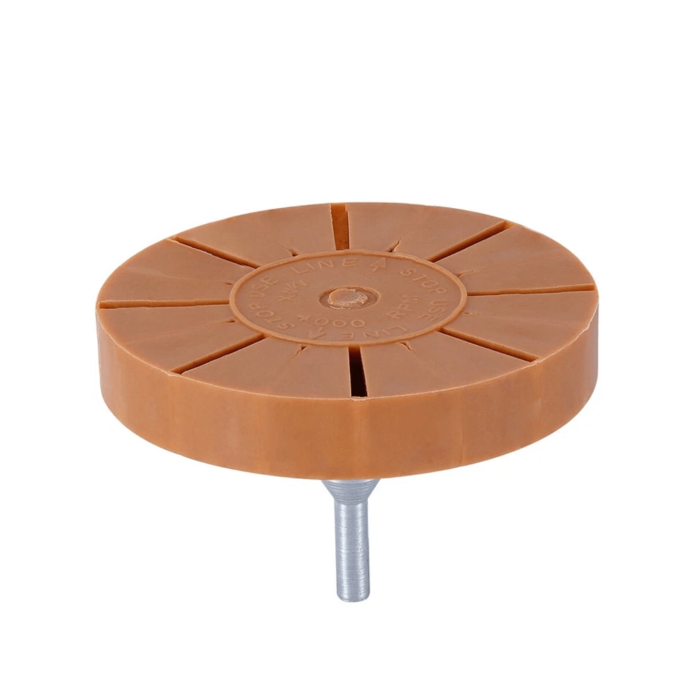 Car Decal Remover Tool Rubber Eraser Wheel For Drill To Remove Adhesive Pinstripe Stickers 11
