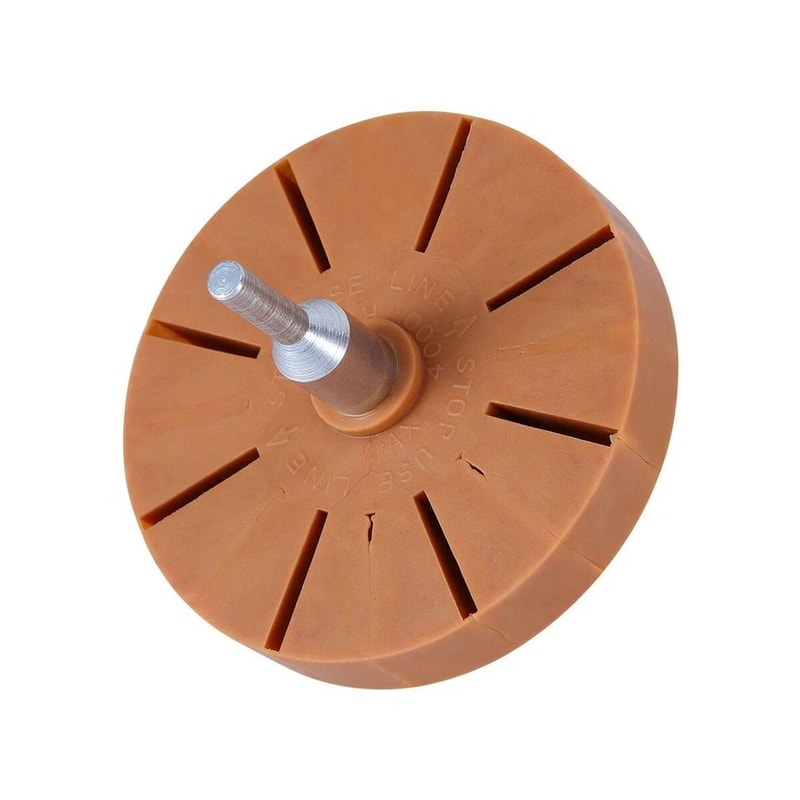 Car Decal Remover Tool Rubber Eraser Wheel For Drill To Remove Adhesive Pinstripe Stickers 8