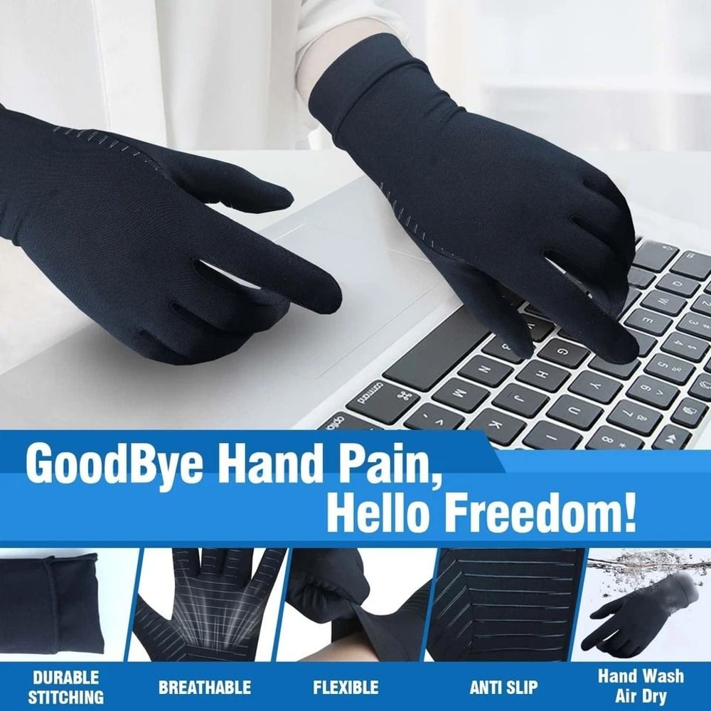 Copper Arthritis Compression Gloves For Joint Pain Relief Support 11