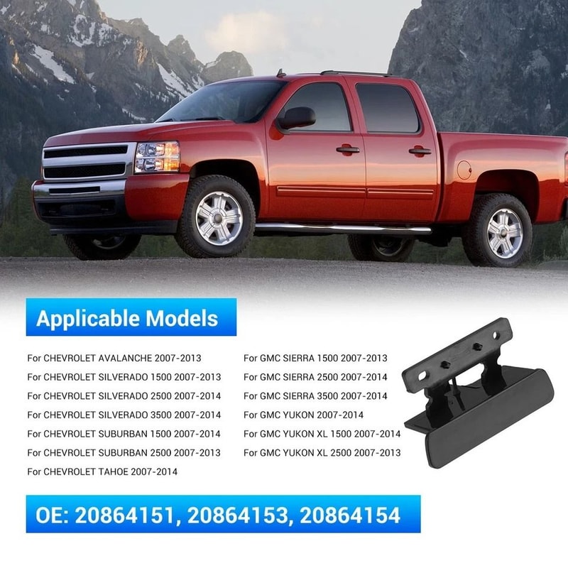 Center Console Lid Armrest Lock For Chevy Silverado GMC Sierra And Tahoe 1