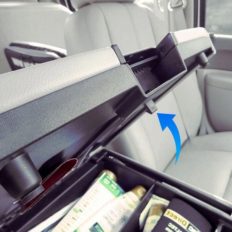 Center Console Lid Armrest Lock For Chevy Silverado GMC Sierra And Tahoe 2