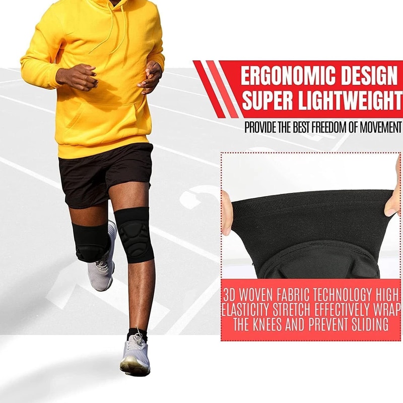 Premium Adult EVA Foam Knee Pads Anti Slip Knee Protection For Work Gardening Sports 13