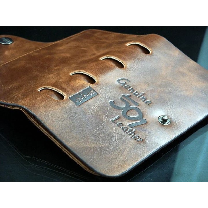 Mens PU Leather Bifold Wallet With Card Holder Checkbook Organizer Billfold 5