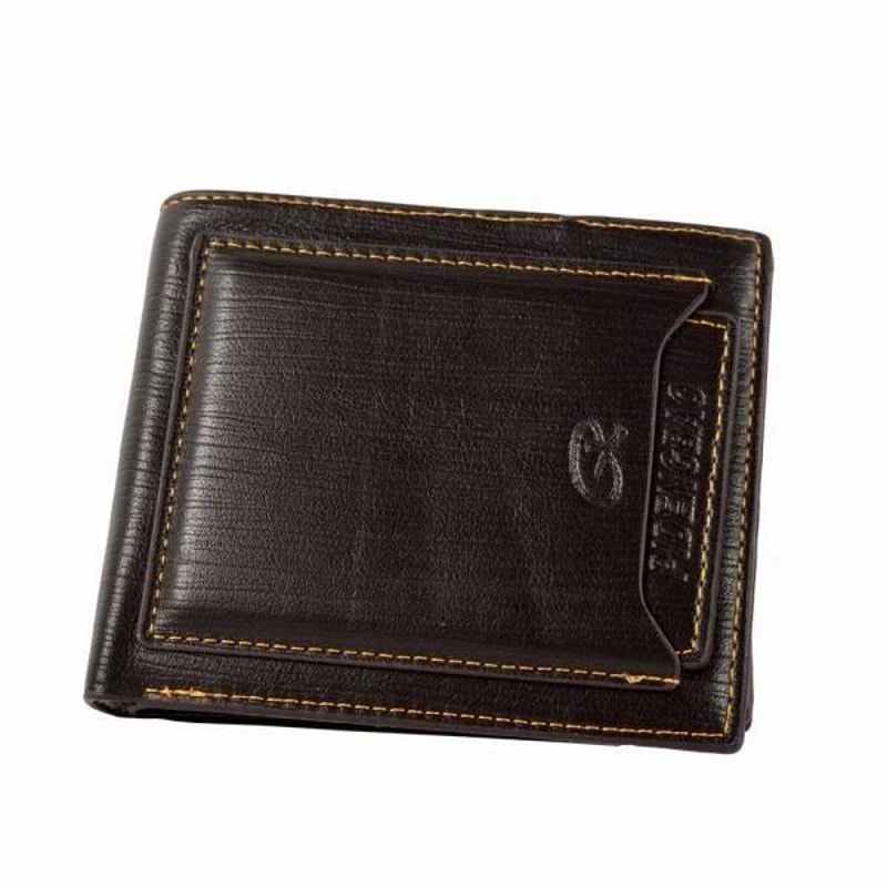 RFID Blocking Leather Bifold Wallet For Men With ID Window Card Holder 2
