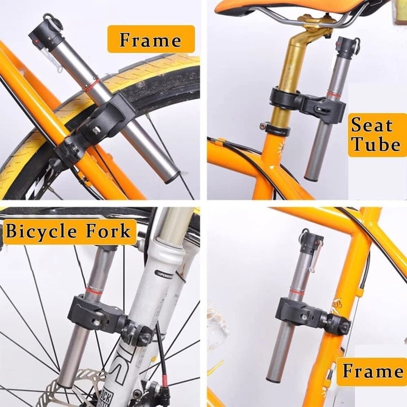 Universal Bike Flashlight Mount Holder Adjustable Torch Clip For Safe Riding 2