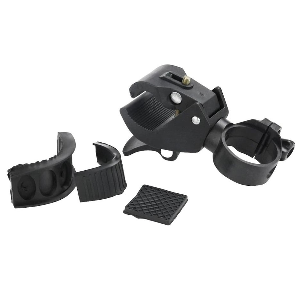 Universal Bike Flashlight Mount Holder Adjustable Torch Clip For Safe Riding 9