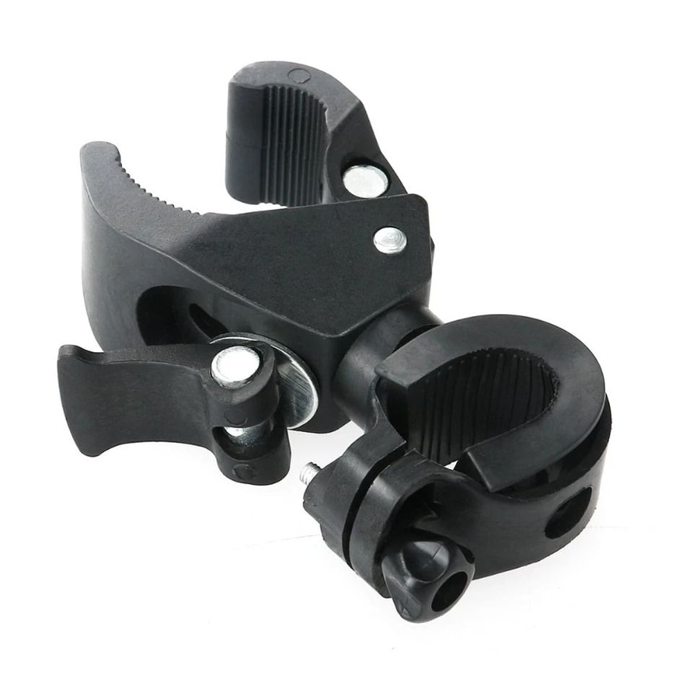 Universal Bike Flashlight Mount Holder Adjustable Torch Clip For Safe Riding 0