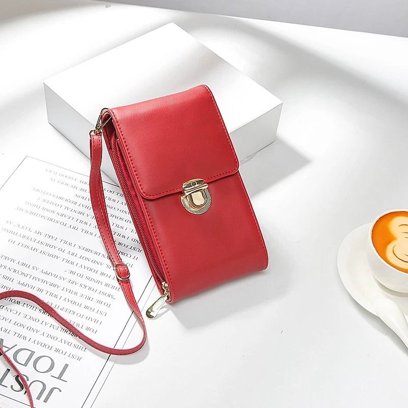 Everyday Slim Cell Phone Crossbody Wallet Bag For Women And Girls Compact IPhone Purse With Card Ho 4