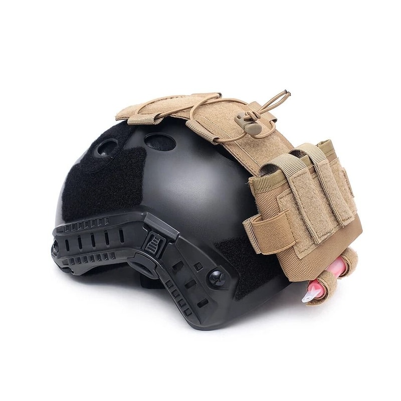 Tactical Helmet Battery Pouch Counterweight Balancing Weight Bag Airsoft Helmet Accessory 9