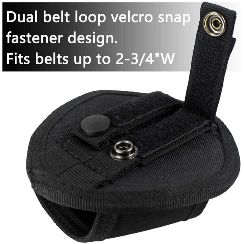 Quick Release Tactical Handcuff Case For Belt Open Top Handcuff Holder 4