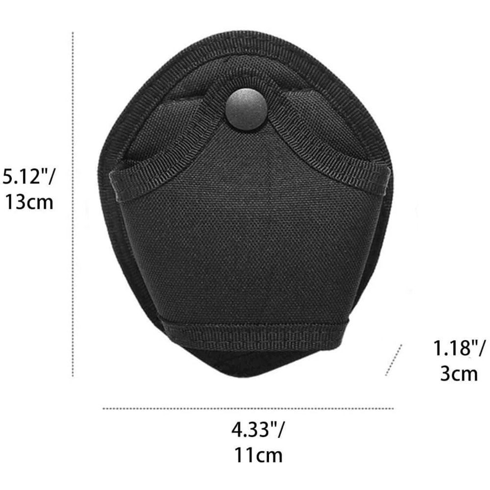 Quick Release Tactical Handcuff Case For Belt Open Top Handcuff Holder 5