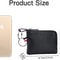 Compact Genuine Leather Wallet Coin Pouch Mini Wallet Keyring Card Holder 7