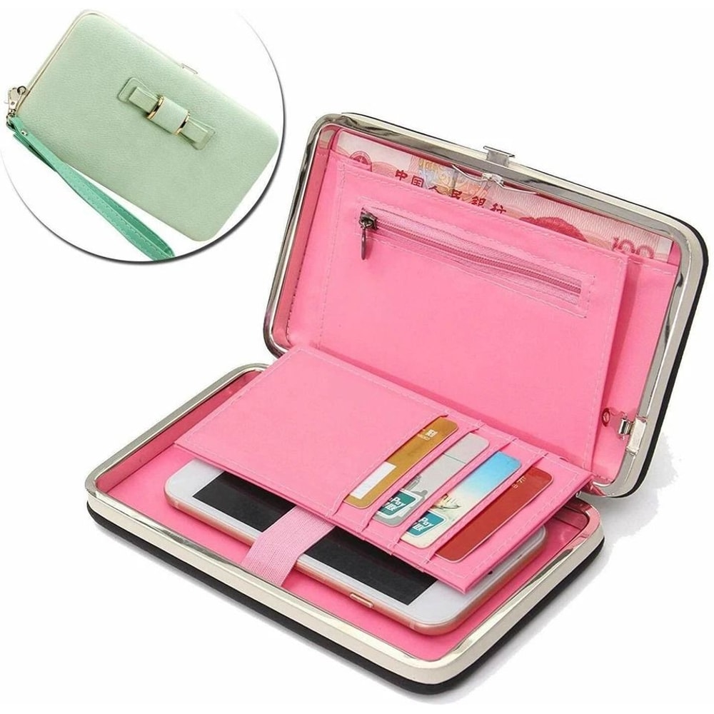 Bowknot Large Capacity Wallet With Phone Pocket And Card Holder 3