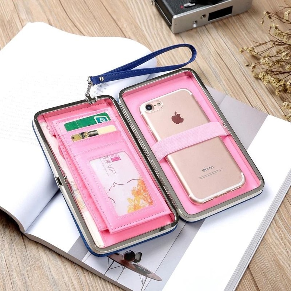 Bowknot Large Capacity Wallet With Phone Pocket And Card Holder 5