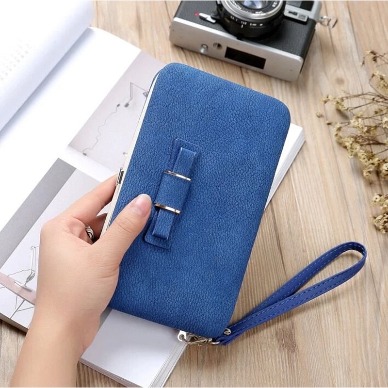 Bowknot Large Capacity Wallet With Phone Pocket And Card Holder 2