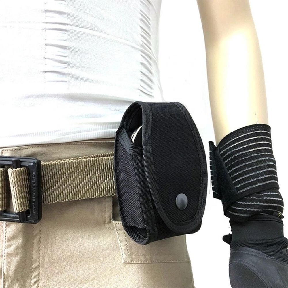 Tactical Handcuff Holder Compact Police Belt Pouch For Law Enforcement 0