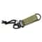 Tactical Keychain Hook With Webbing Outdoor Carabiner For Keys Gear More 2