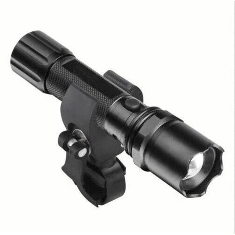 Swivel Handlebar Flashlight Mount Universal Bicycle Light Holder Clip 1