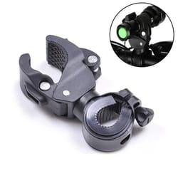 swivel handlebar flashlight mount universal bicycle light holder clip