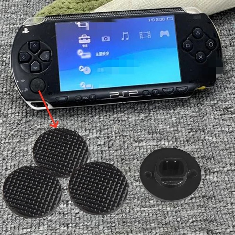 Analog Joystick Cap Covers For PSP Durable Black Button Replacement 1