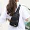 Black Womens Small Sling Backpack Crossbody Travel Bag Daypack 1