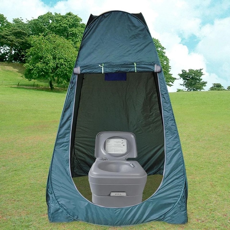 Portable Camping Toilet Chemical Porta Potti For Outdoor RV Use 6