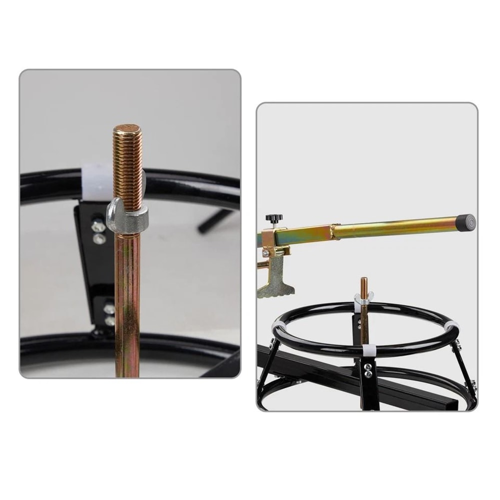 Portable Motorcycle Tire Changing Stand With Bead Breaker 5