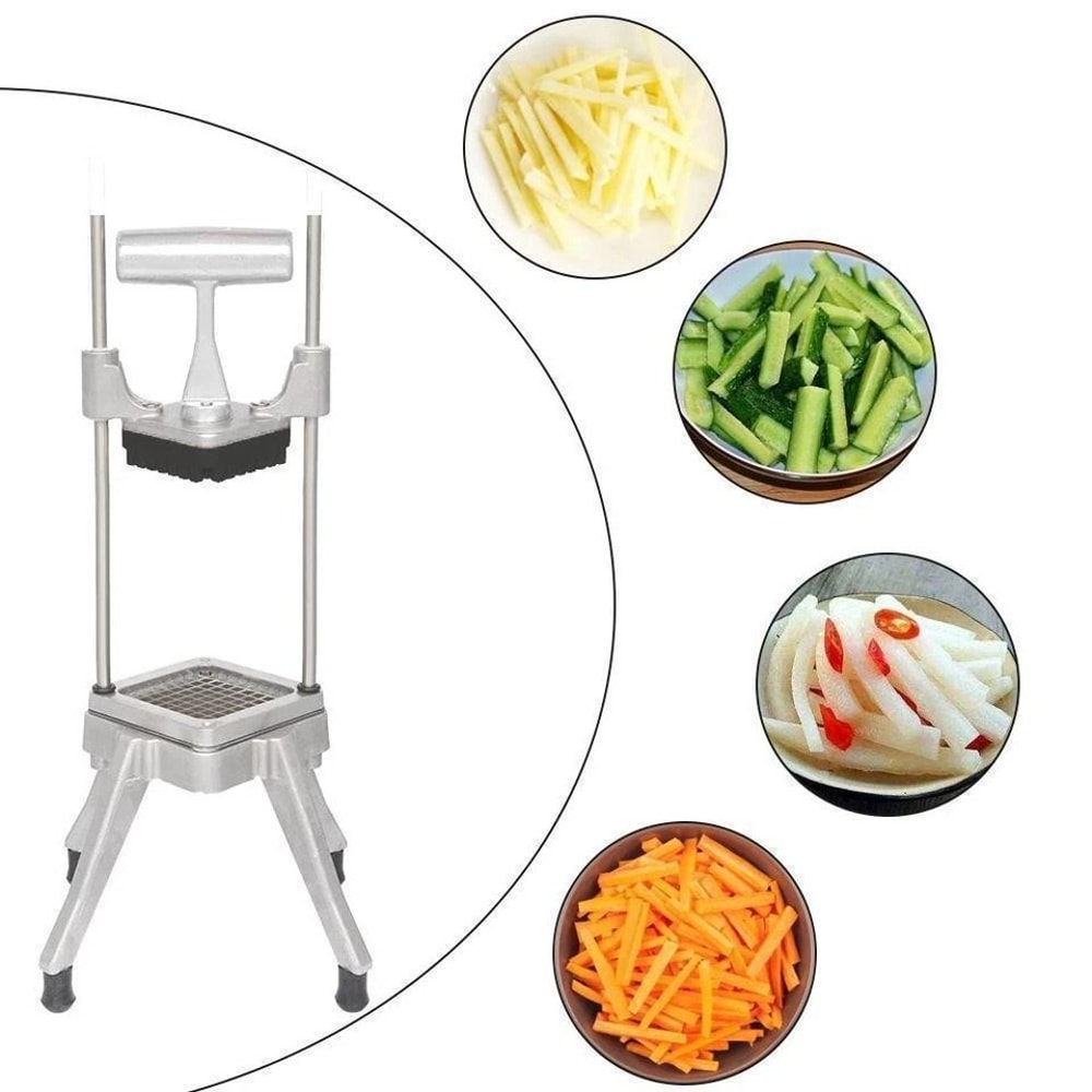 Manual Vegetable Chopper Fruit Slicer With Blades Heavy Duty French Fry Cutter Vegetable Dicer 1