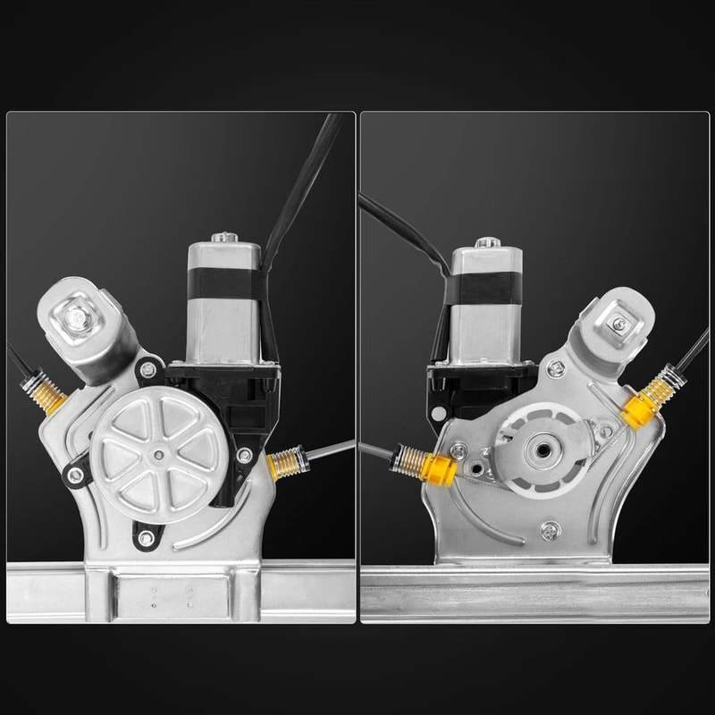 Rear Left Driver Side Window Regulator With Motor 3