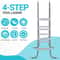 Above Ground Pool Ladder Step Steel Frame Pool Ladder For Safe Easy Entry 1