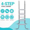Above Ground Pool Ladder Step Steel Frame Pool Ladder For Safe Easy Entry 1