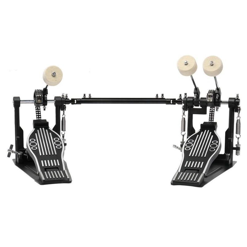 MCH Double Bass Drum Pedal Double Chain Kick Pedal For Practice And Performance 0