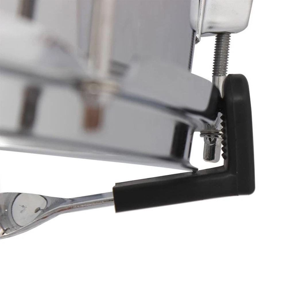 New Chrome Plating Snare Drum Stand Heavy Duty Hardware Percussion 2