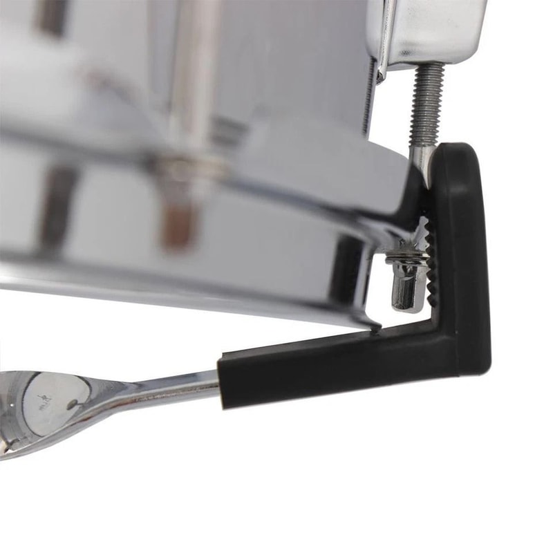 New Chrome Plating Snare Drum Stand Heavy Duty Hardware Percussion 2